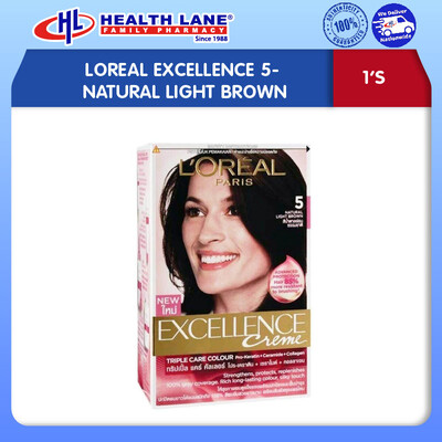 LOREAL EXCELLENCE 5- NATURAL LIGHT BROWN